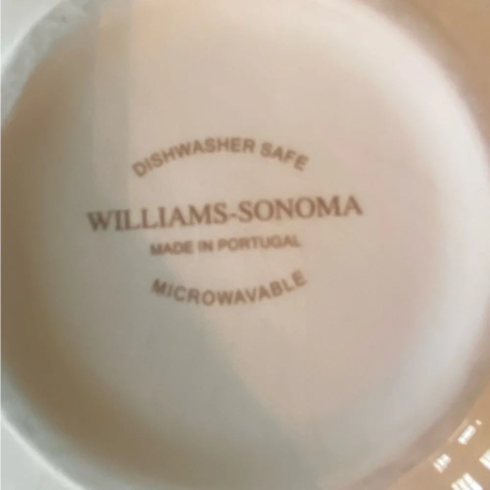 Williams Sonoma Les Legumes Appetizer Dipping Plates (4) 6” Portugal